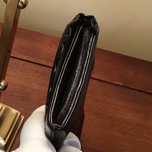 See by Chloe Black Scalloped Trim Wallet - Picture 9 of 10